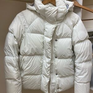 Canada Goose White Puffer Jacket